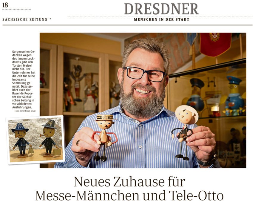 sächsische.de SZ - Titelbild 14.01.2022 - DDR Werbefiguren Welt