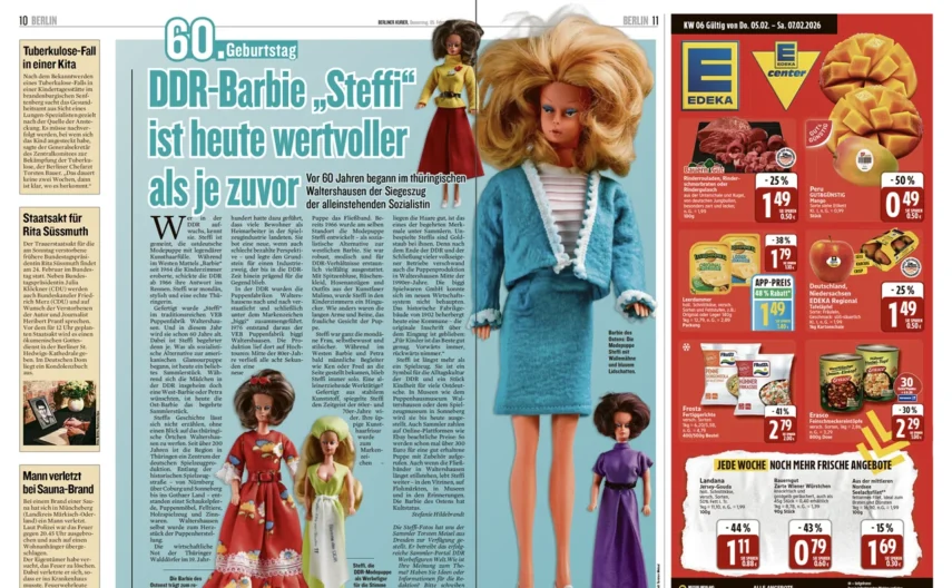 Berliner Kurier - Doppelseite 05.02.2026 - DDR Werbefiguren Welt
